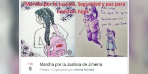 “Jimenita Renace”: Marcha que piden justicia por la niña víctima del “Monstruo de la Bicicleta”