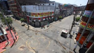 Calles de Gamarra desiertas tras cierre del emporio comercial